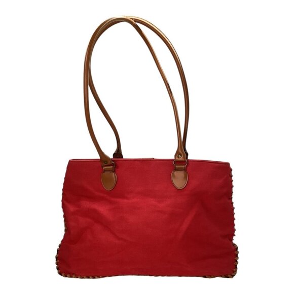 Disney Winnie‎ The Pooh Red Purse With Braided Trim & Snap Closure - Picture 2 of 7